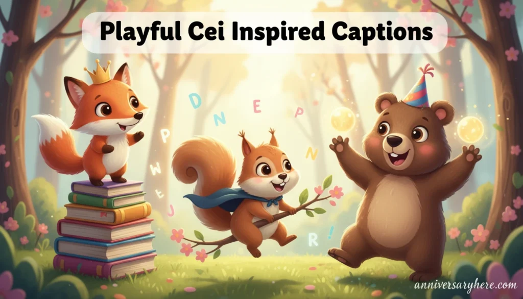 Playful Cei Inspired Captions