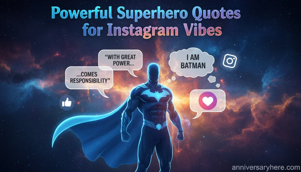 Powerful Superhero Quotes for Instagram Vibes