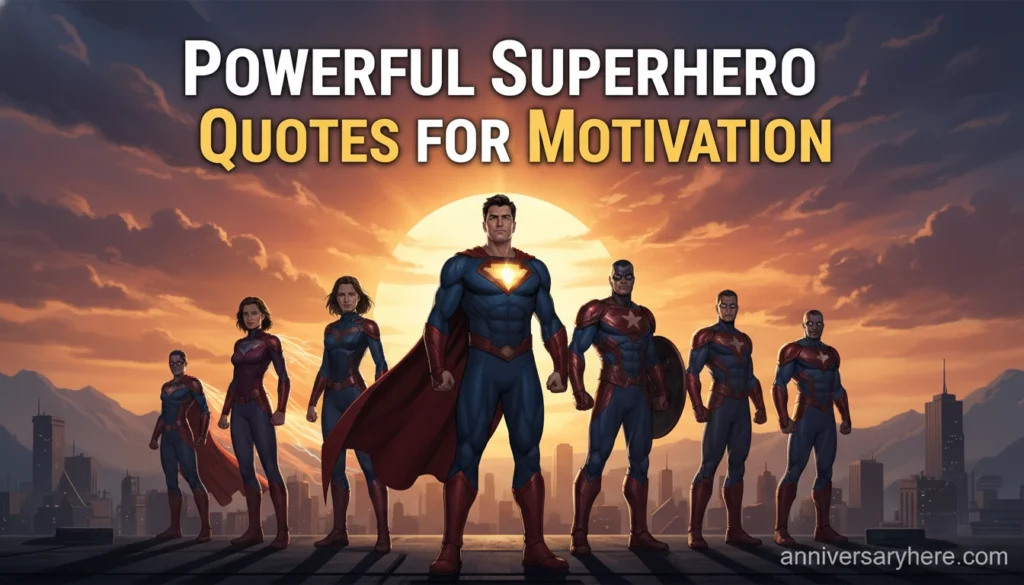 Powerful Superhero Quotes for Motivation