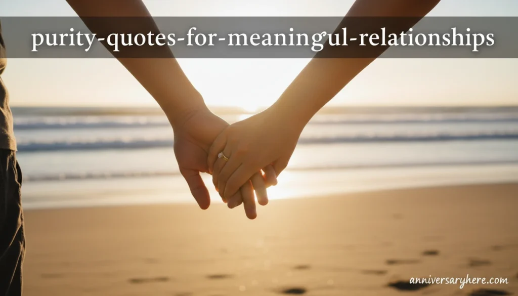 Purity Quotes for Meaningful Relationships