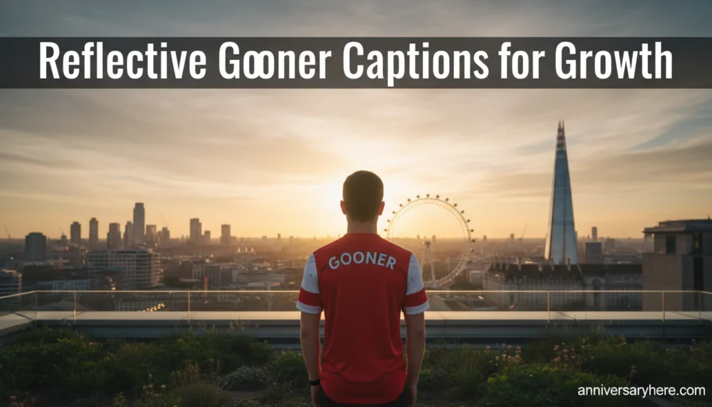Reflective Gooner Captions for Growth