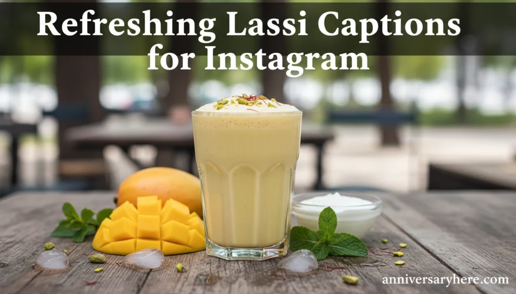 Refreshing Lassi Captions for Instagram