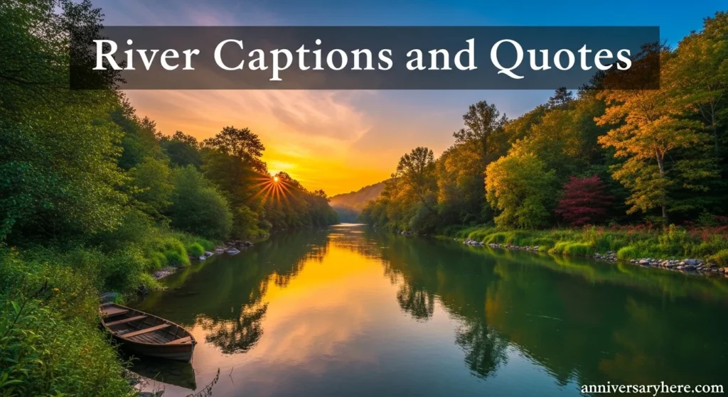 River Captions and Quotes