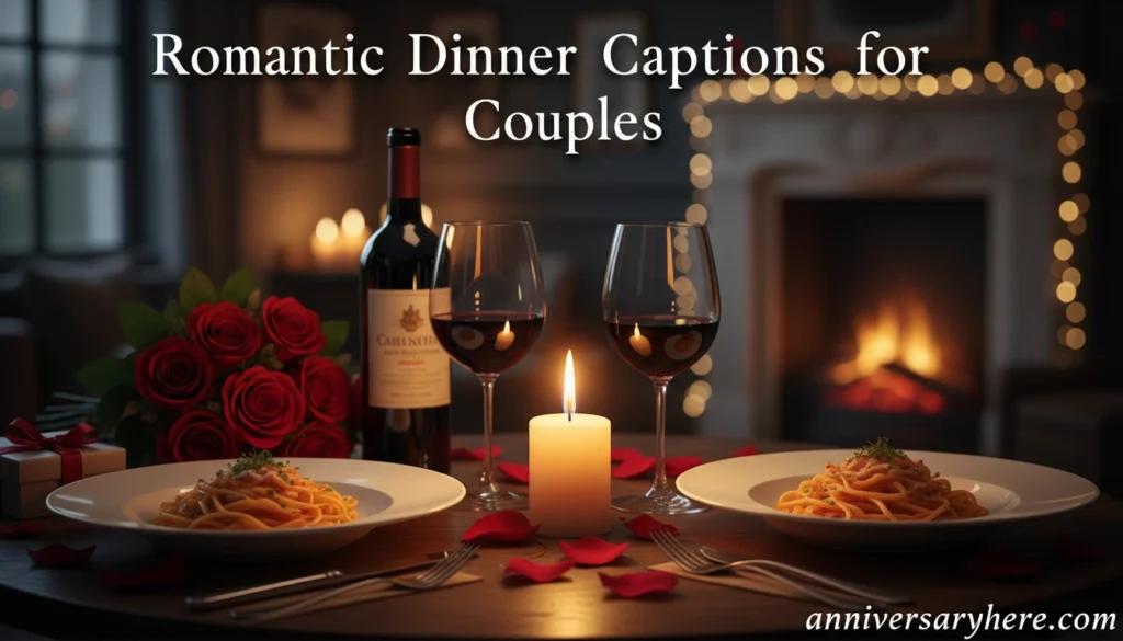 Romantic Dinner Captions for Couples