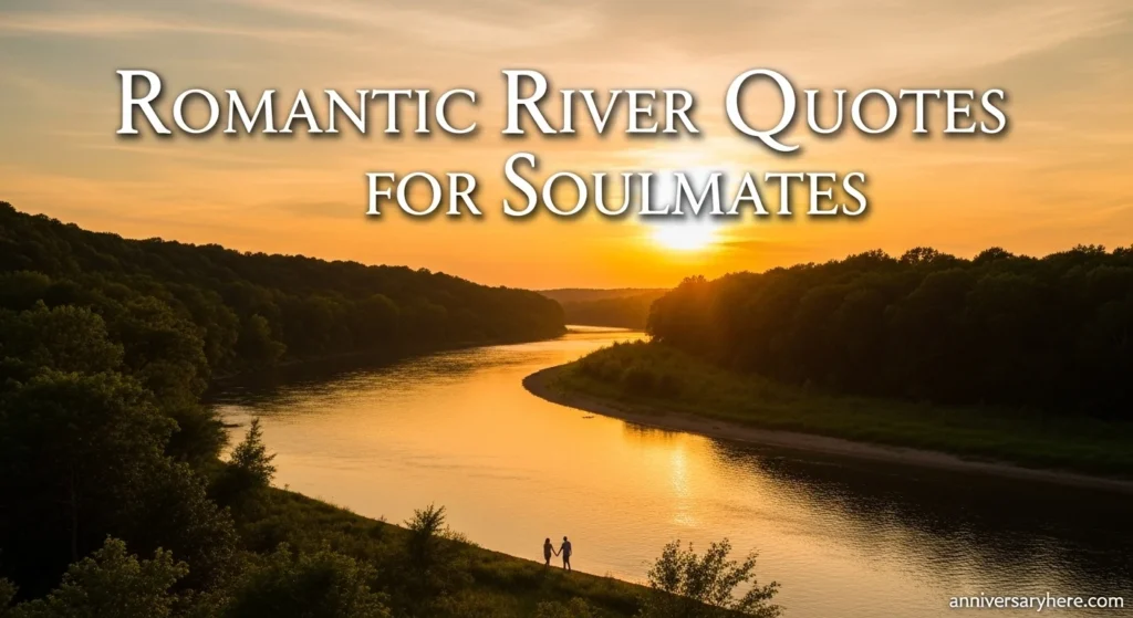 Romantic River Quotes for Soulmates
