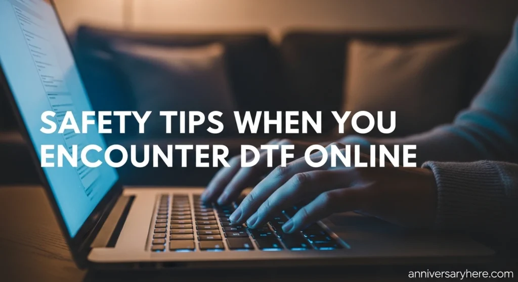 Safety Tips When You Encounter DTF Online