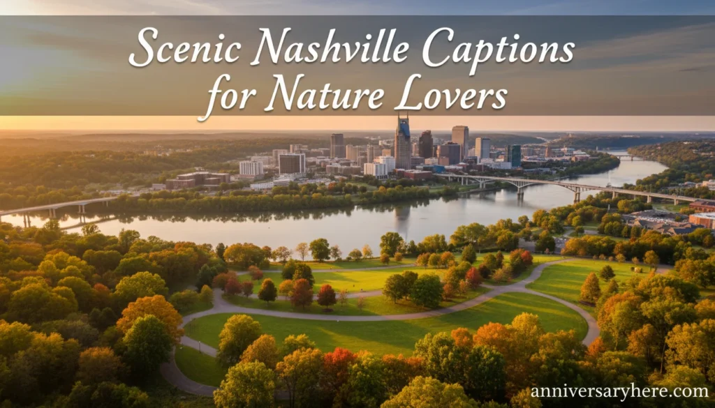Scenic Nashville Captions for Nature Lovers