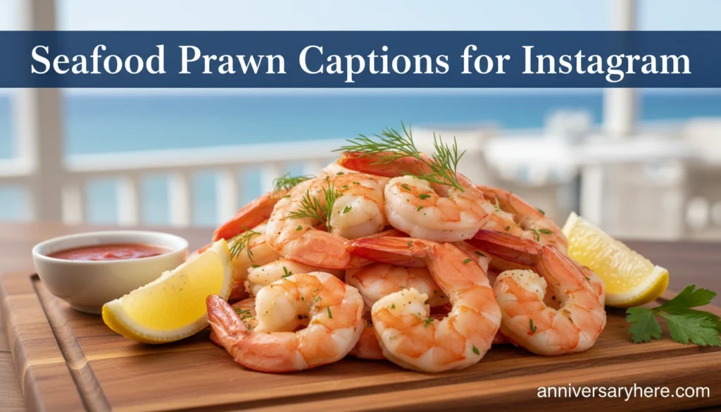 Seafood Prawn Captions for Instagram