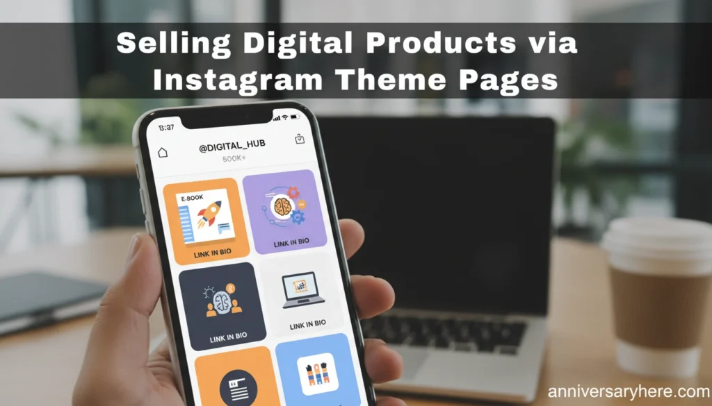 Selling Digital Products via Instagram Theme Pages