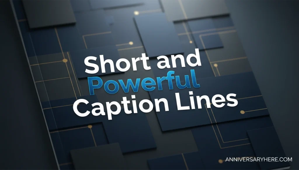 Short and Powerful Caption Lines