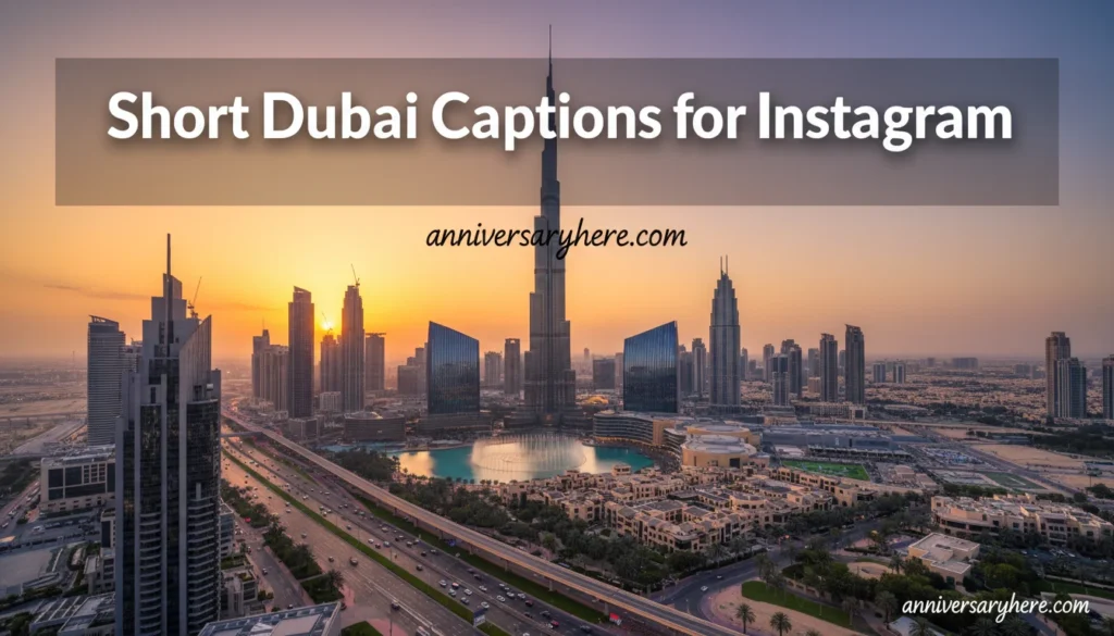 Short Dubai Captions for Instagram
