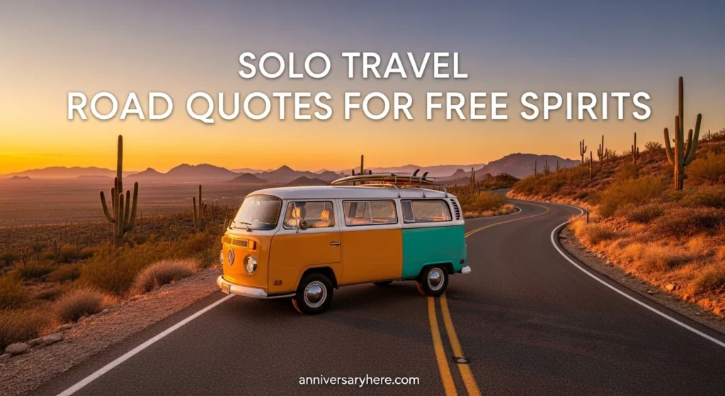 Solo Travel Road Quotes for Free Spirits