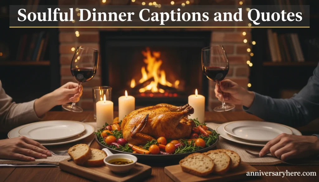 Soulful Dinner Captions and Quotes