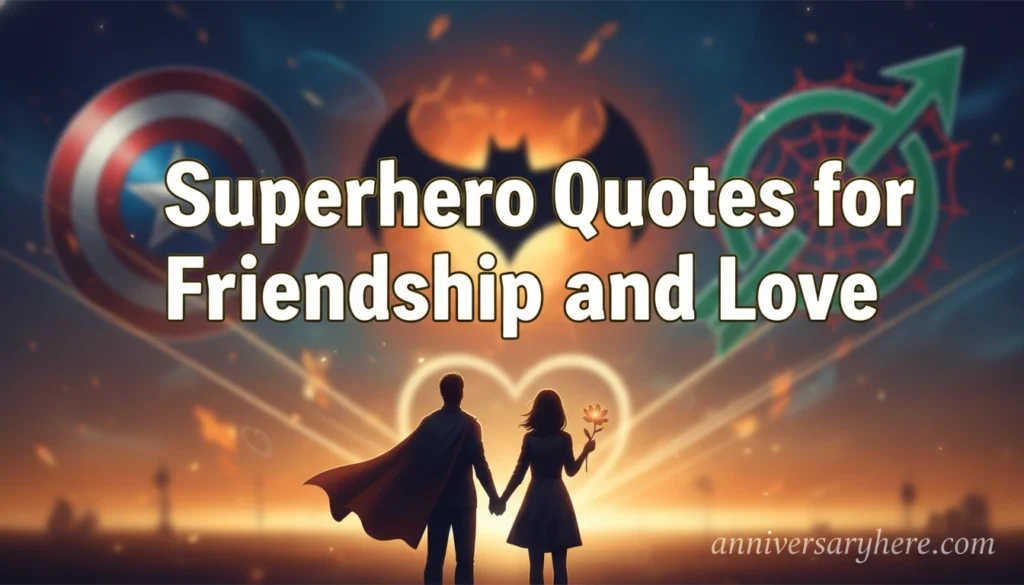 Superhero Quotes for Friendship and Love