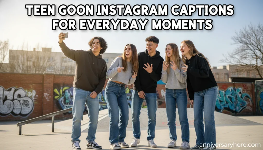 Teen Goon Instagram Captions for Everyday Moments