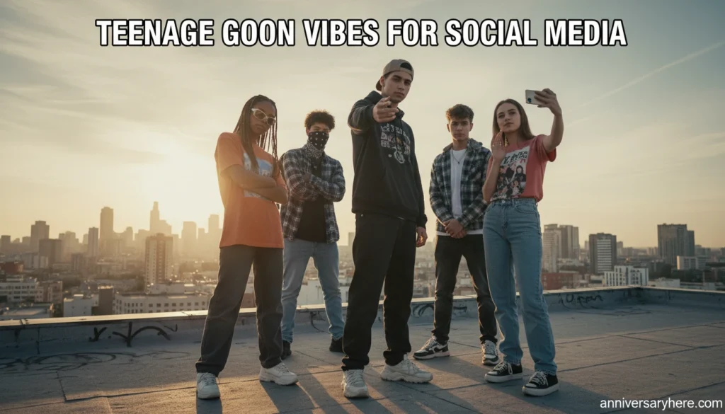 Teenage Goon Vibes for Social Media