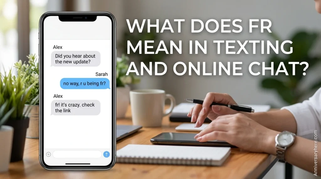 What Does FR Mean in Texting and Online Chat?
