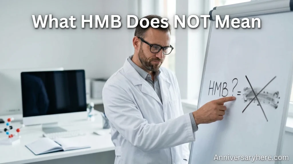 What HMB Does NOT Mean