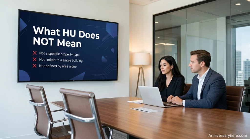 What HU Does NOT Mean