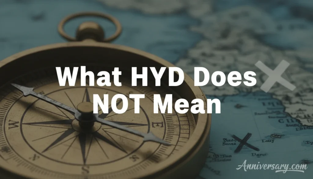 What HYD Does NOT Mean