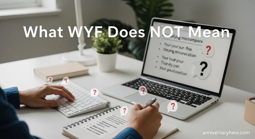 What WYF Does NOT Mean