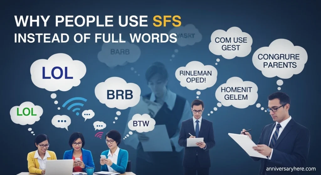 Why People Use SFS Instead of Full Words