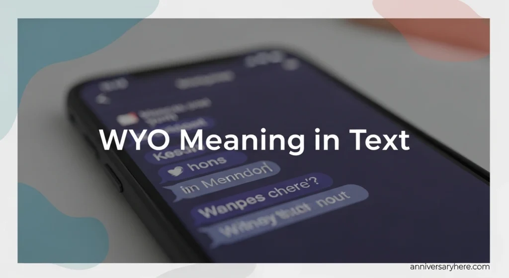 WYO Meaning in Text