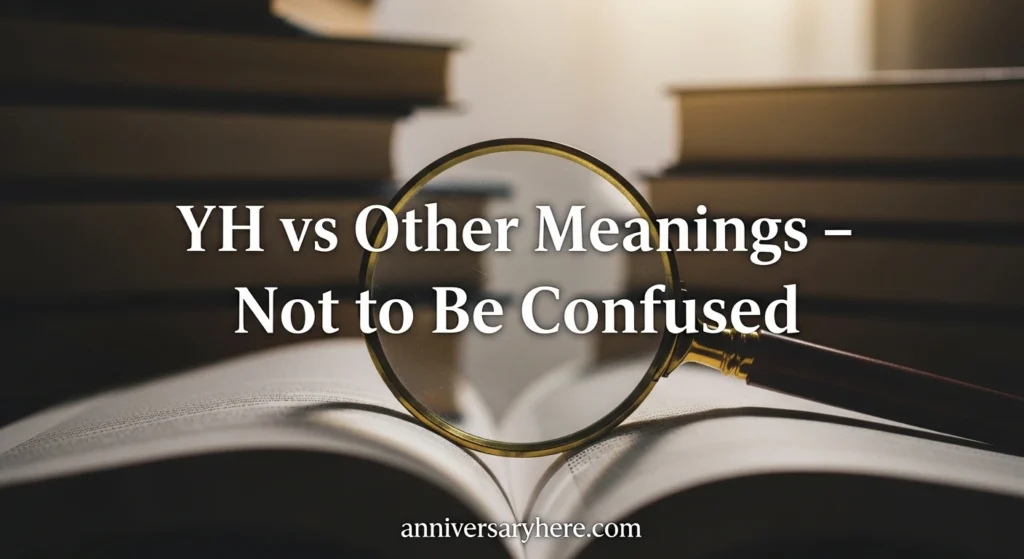 YH vs Other Meanings – Not to Be Confused
