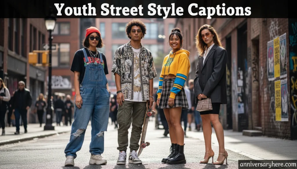 Youth Street Style Captions