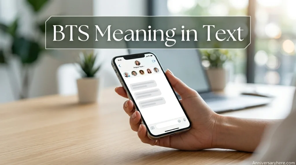 BTS Meaning in Text