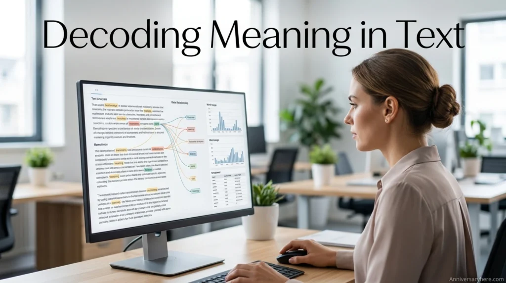 Decoding Meaning in Text