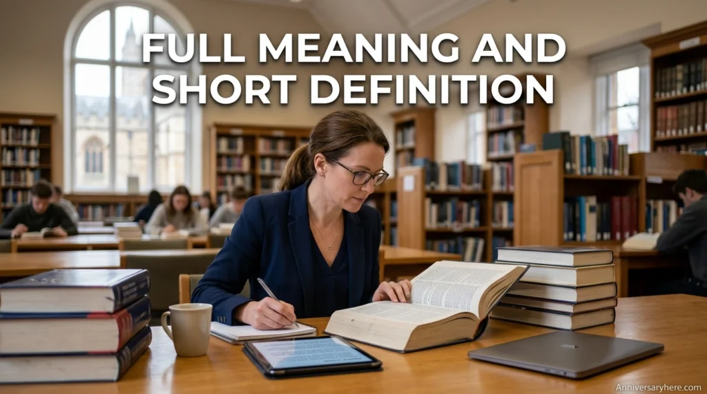 Full Meaning and Short Definition