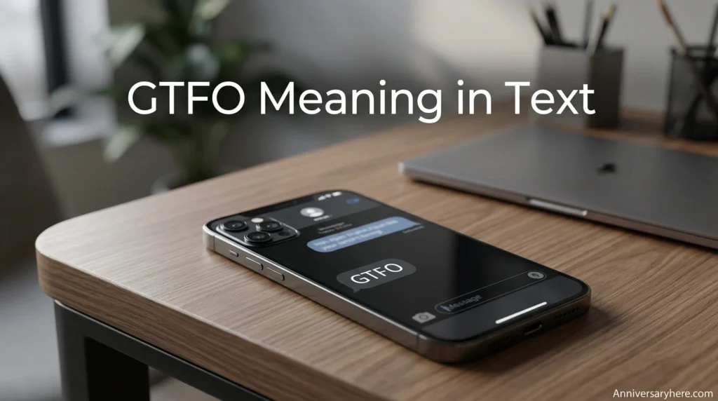 GTFO Meaning in Text