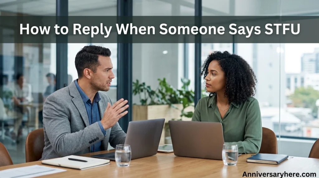 How to Reply When Someone Says STFU