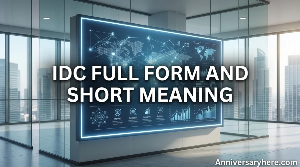 IDC Full Form and Short Meaning