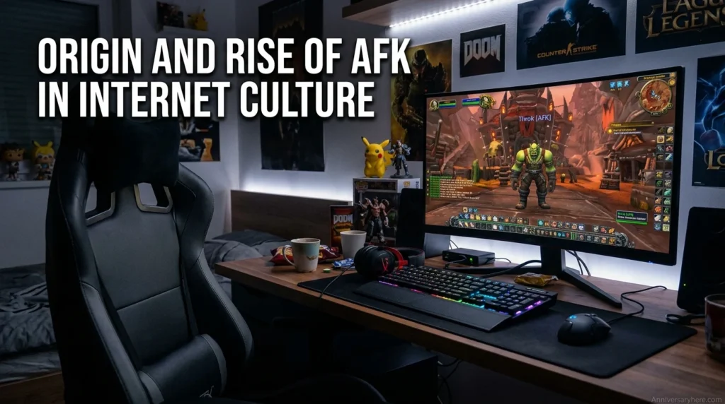 Origin and Rise of AFK in Internet Culture
