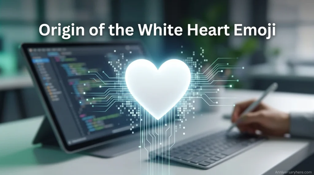 Origin of the White Heart Emoji