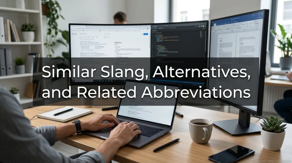 Similar Slang, Alternatives, and Related Abbreviations