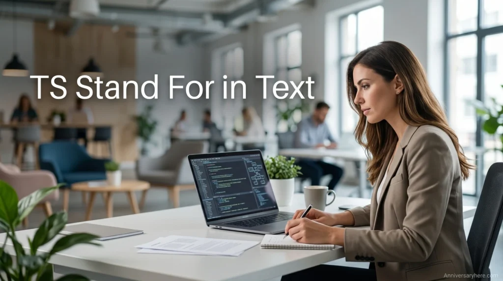 TS Stand For in Text