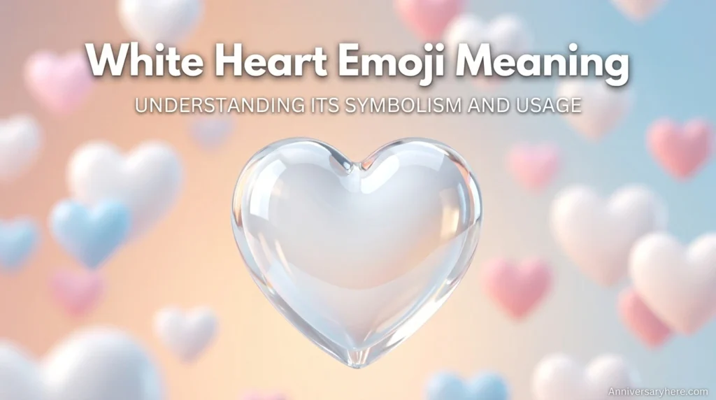 White Heart Emoji Meaning