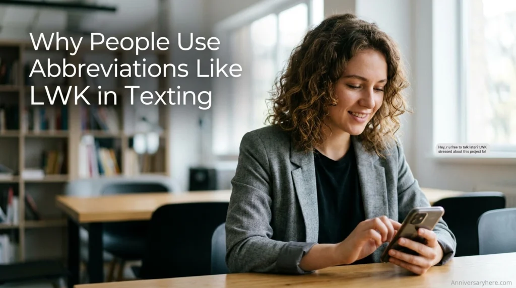 Why People Use Abbreviations Like LWK in Texting