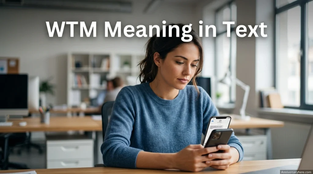 WTM Meaning in Text