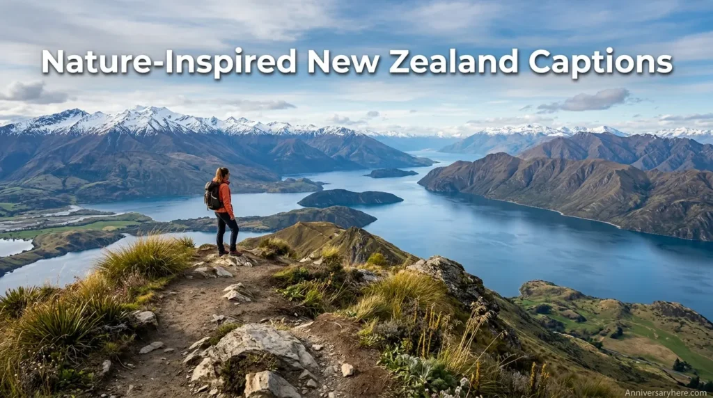Nature-Inspired New Zealand Captions