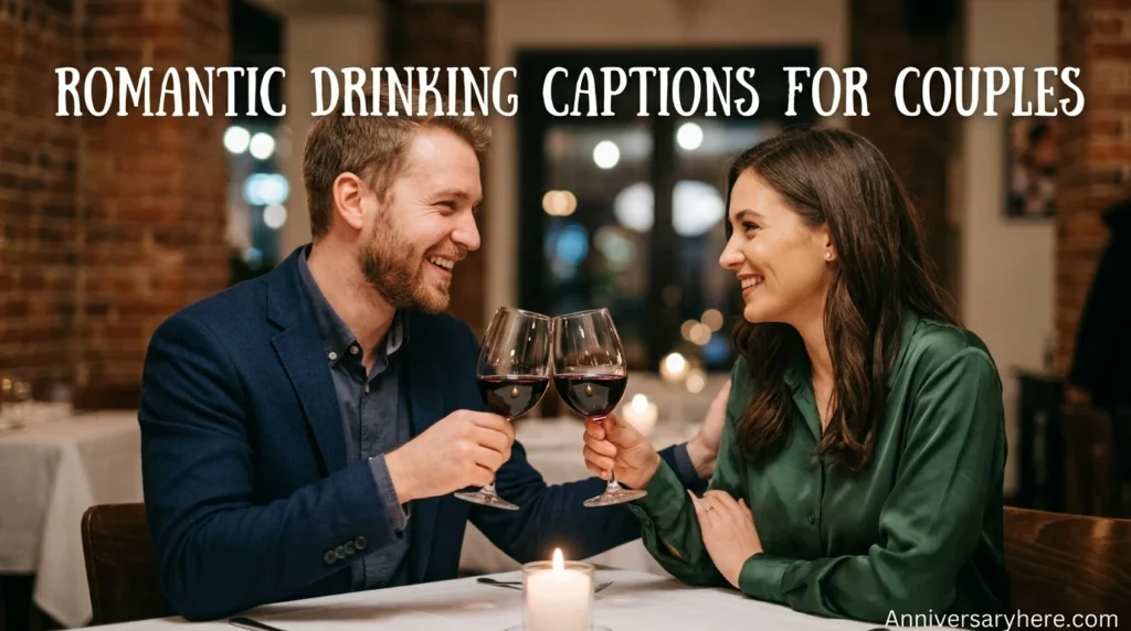 Romantic Drinking Captions for Couples